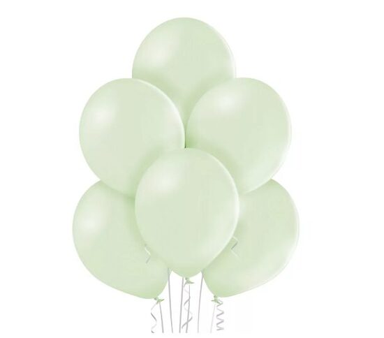 Balonu iepakojums, 50 gb., 30 cm, Belbal B105 Kiwi Cream - maigi zaļā